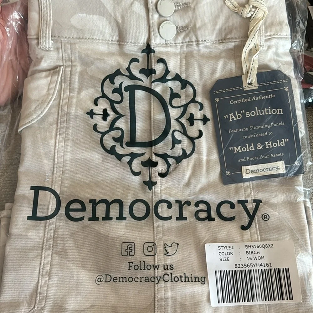Democracy Ab Utility Skirt Birch Cream Beige Light Camo Print 16W